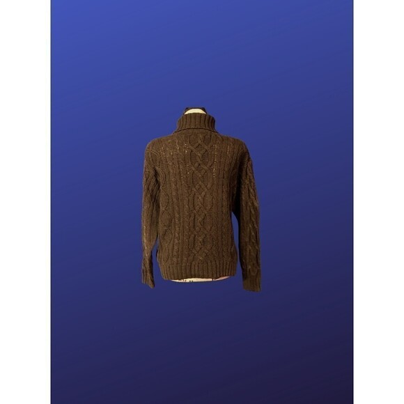 𝅺PRINCETON CLUB Chunky Turtleneck Sweater, BLACK, Women’s Size Small, EUC - Picture 8 of 9